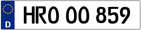 Truck License Plate